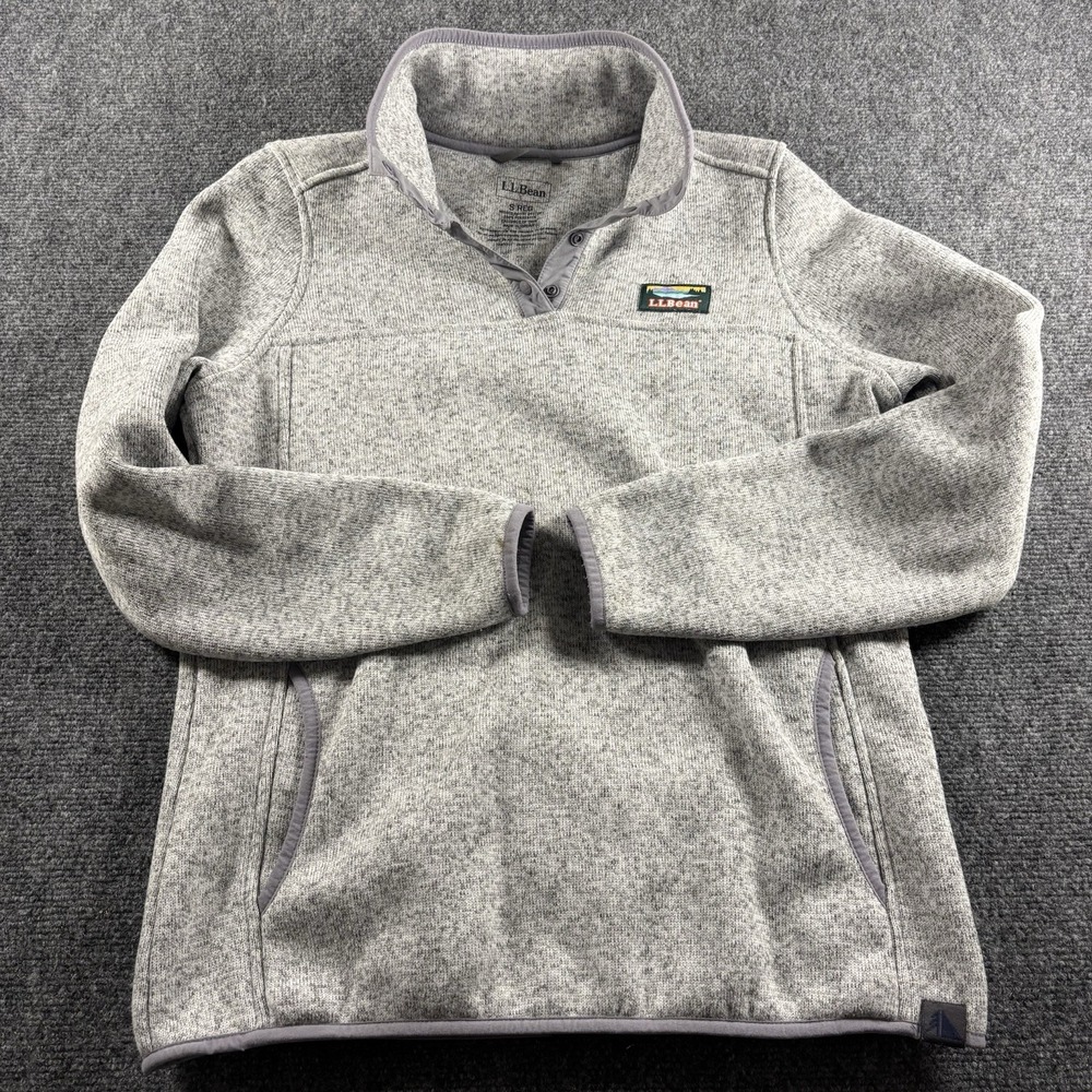 L.L. Bean Gray Pullover Jacket